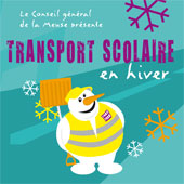 Transport scolaire en hiver 