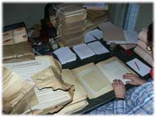 Travaux de classement